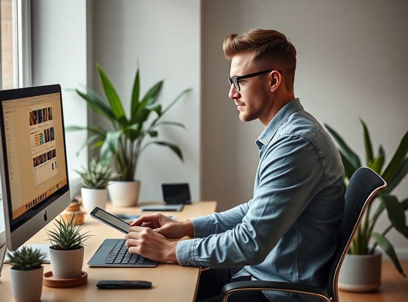Designer working