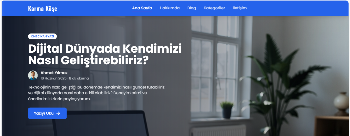 Blog Sitesi